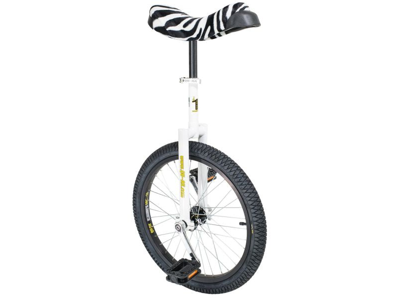 QU-AX Einrad »Luxus«, 20 Zoll, 50-406 mm, weiß/zebra