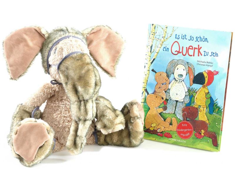 Hape Querk »Bogdan« mit Elefanten-Kostüm, Set inkl. Buch