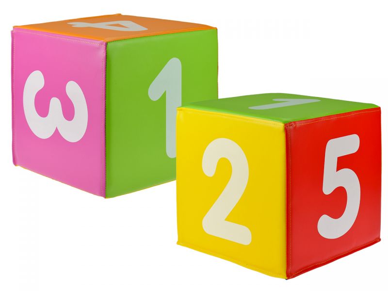 nowa szko?a Spielwürfel aus Kunstleder mit Ziffern