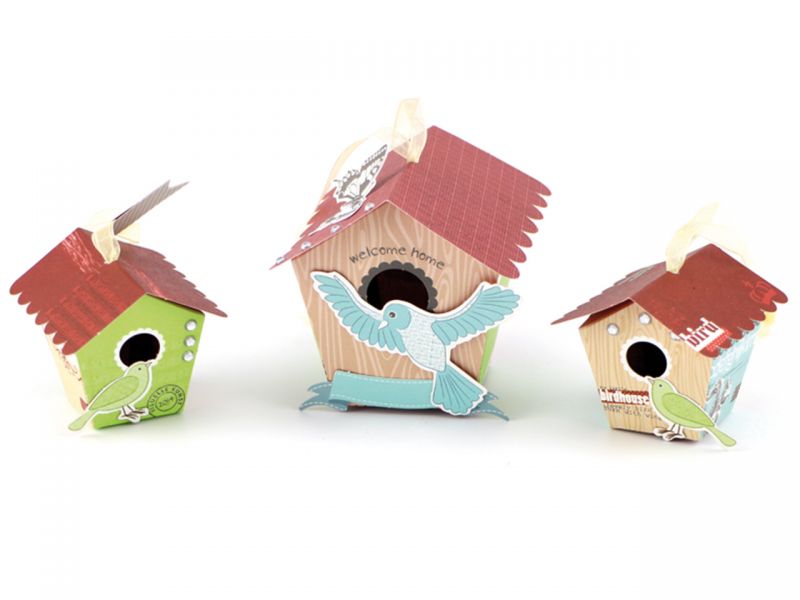 URSUS 3D-Bastelset »Vogelhäuschen«