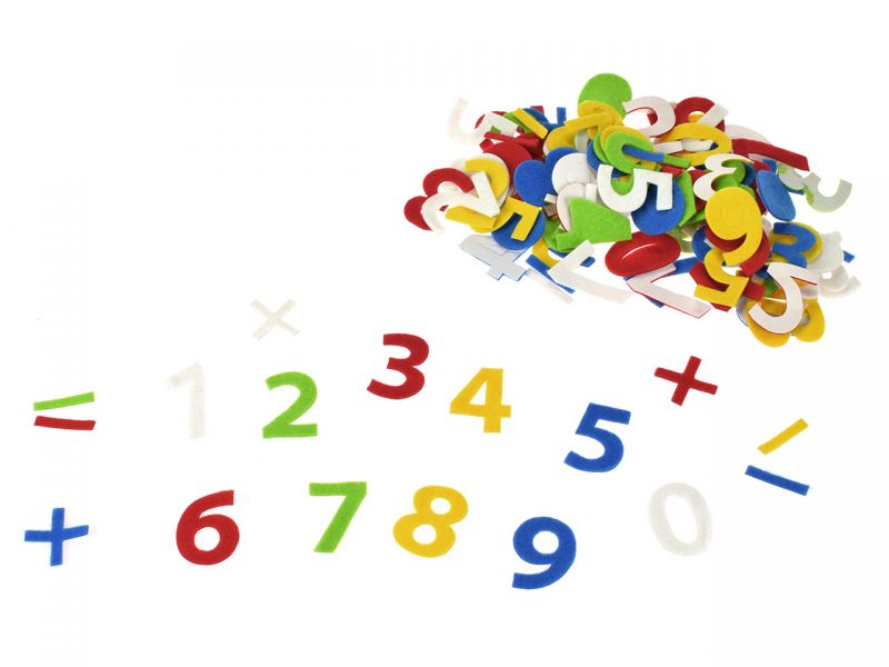 URSUS Filz-Stanzteile Zahlen , 150 g/m²