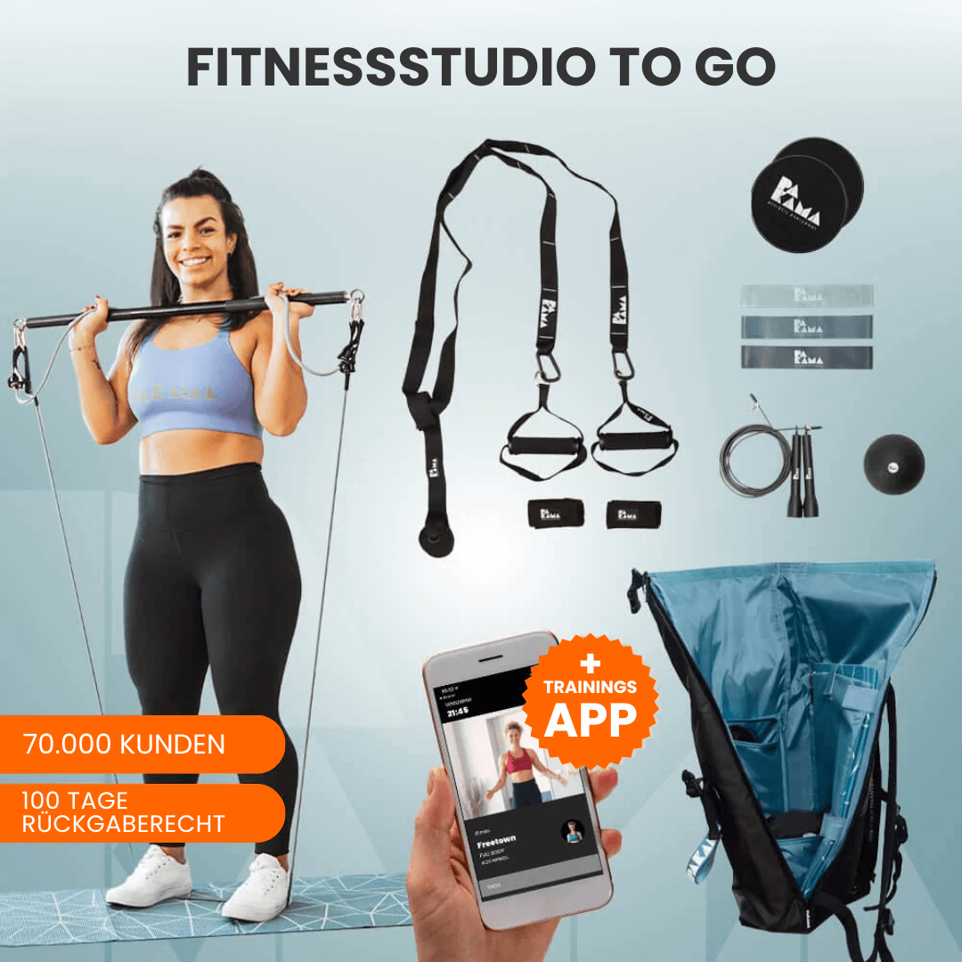 ***SG Stern Spezial*** Fitnessstudio to Go inkl. 12 Monate App -> nur die SCHWARZE PAKAMA App downloaden - BERLIN Black