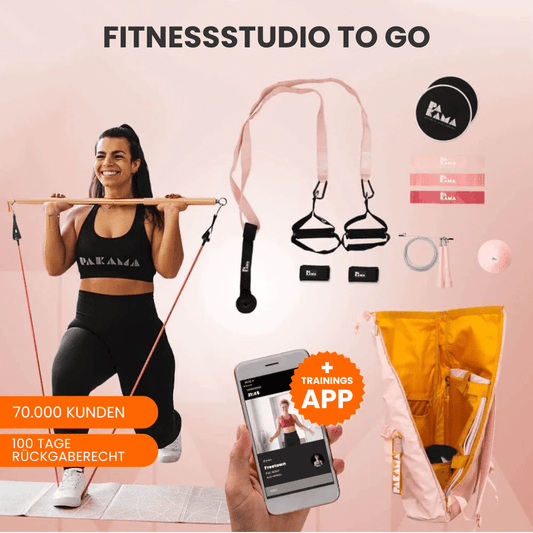 ***SG Stern Spezial*** Fitnessstudio to Go inkl. 12 Monate App -> nur die SCHWARZE PAKAMA App downloaden - PARIS Pink
