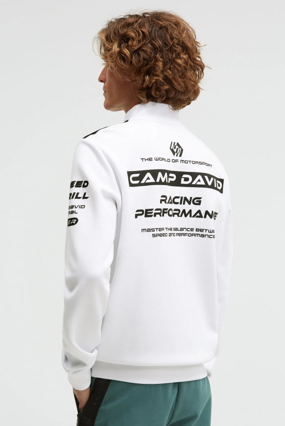 CAMP DAVID Troyer-Sweatshirt aus Interlock mit Rubber Artworks