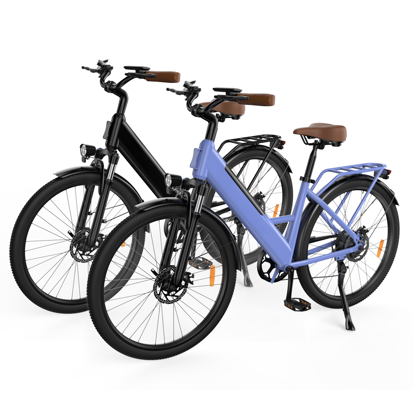 Ucity Urban E-Bike - Schwarz + Lila
