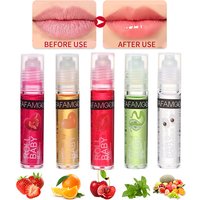 FAFAMOON bead Lip Oil moisturizing moisturizing lipstick liquid hydrating ball mouth oil dry crack colorless transparent