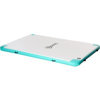 Outsunny Aufblasbare Badeinsel bis 500 kg Belastbarkeit Schwimminsel für Pool See Liegeinsel Kunststoff 304 x 204 x 15 cm Aosom