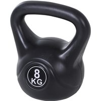 HOMCOM Kettlebell Kugelhantel 8 kg Gewicht-Hantel mit Sand befüllt für Anfänger Zuhause Krafttraining Aosom