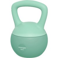 SPORTNOW Kettlebell 8kg mit rutschfestem Griff für Fitness, Muskelaufbau, Cardio, Grün Aosom