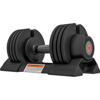 SPORTNOW Verstellbare Kurzhanteln 3,5/6/8/10 kg mit Ablagefach, rutschfeste Griffe für Krafttraining & Gewichtstraining Aosom.de