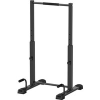 SPORTNOW Dip Barren Dip Station bis 540 kg Belastbar Höhenverstellbar Fitness-Bar Push Up Stand Bar Fitness Parallettes, Liegestützgriffe für Calisthenics, Zuhause, Krafttraining Aosom