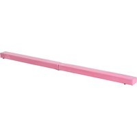 HOMCOM Schwebebalken 210 cm Klappbarer Turnbalken für Indoor & Outdoor, Balance Beam bis 120 kg, Rosa Aosom