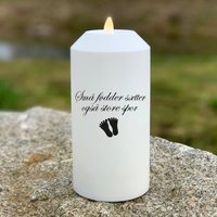 LED-Grablichter (Selbst kleine Füße hinterlassen tiefe Spuren)