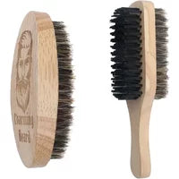 1PC Eco Friendly Boar Bristle Men's Shaving Brush Portable Barber Natural Beard Brush For Facial Cleaning Mustache Tools