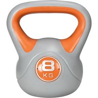 SPORTNOW Kettlebell 8 kg, Hantel mit ergonomischem Griff, Kugelhantel, Muskelaufbau, Training, für Fitnessstudio, orange Aosom