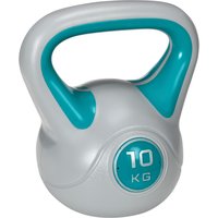SPORTNOW Kettlebell 10 KG, Bodenschonende Kugelhantel, Schwunghantel Gewichtkugel für freies Gewichtstraining, Krafttraining, Gewichtheben, Ausdauer, Fitness, Blau Aosom
