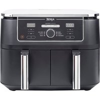 Ninja Heißluftfritteuse 9 5 Liter 6 Zubereitungsfunktionen Dual Zone Sync-Funktion schwarz AF400EU
