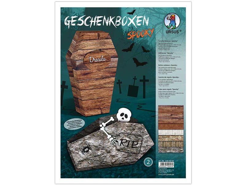 URSUS Geschenkbox »Spooky 2«, 6 Motive sortiert