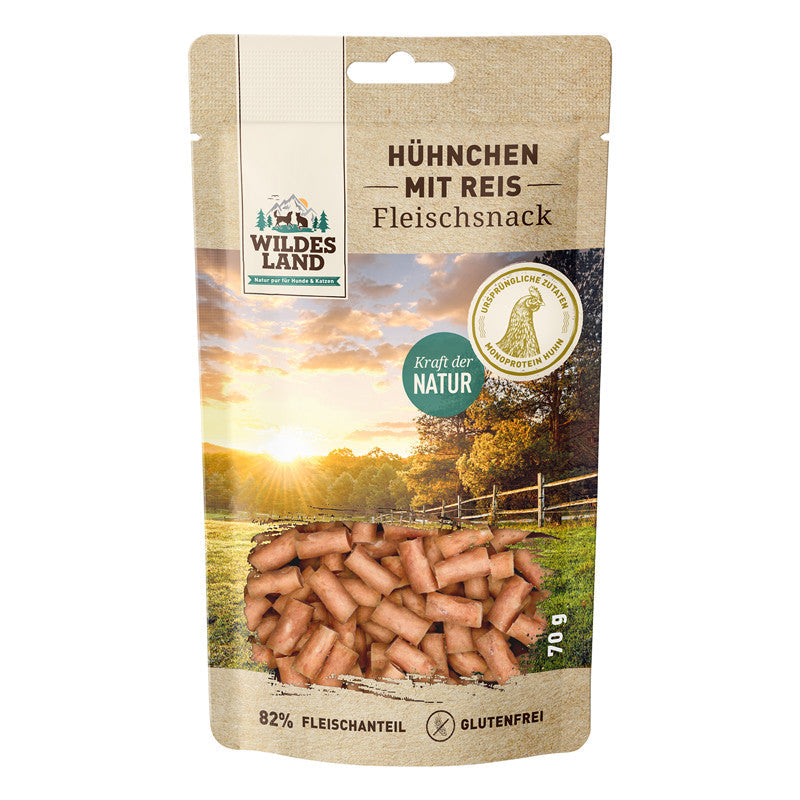 Wildes Land Hühnchen mit Reis