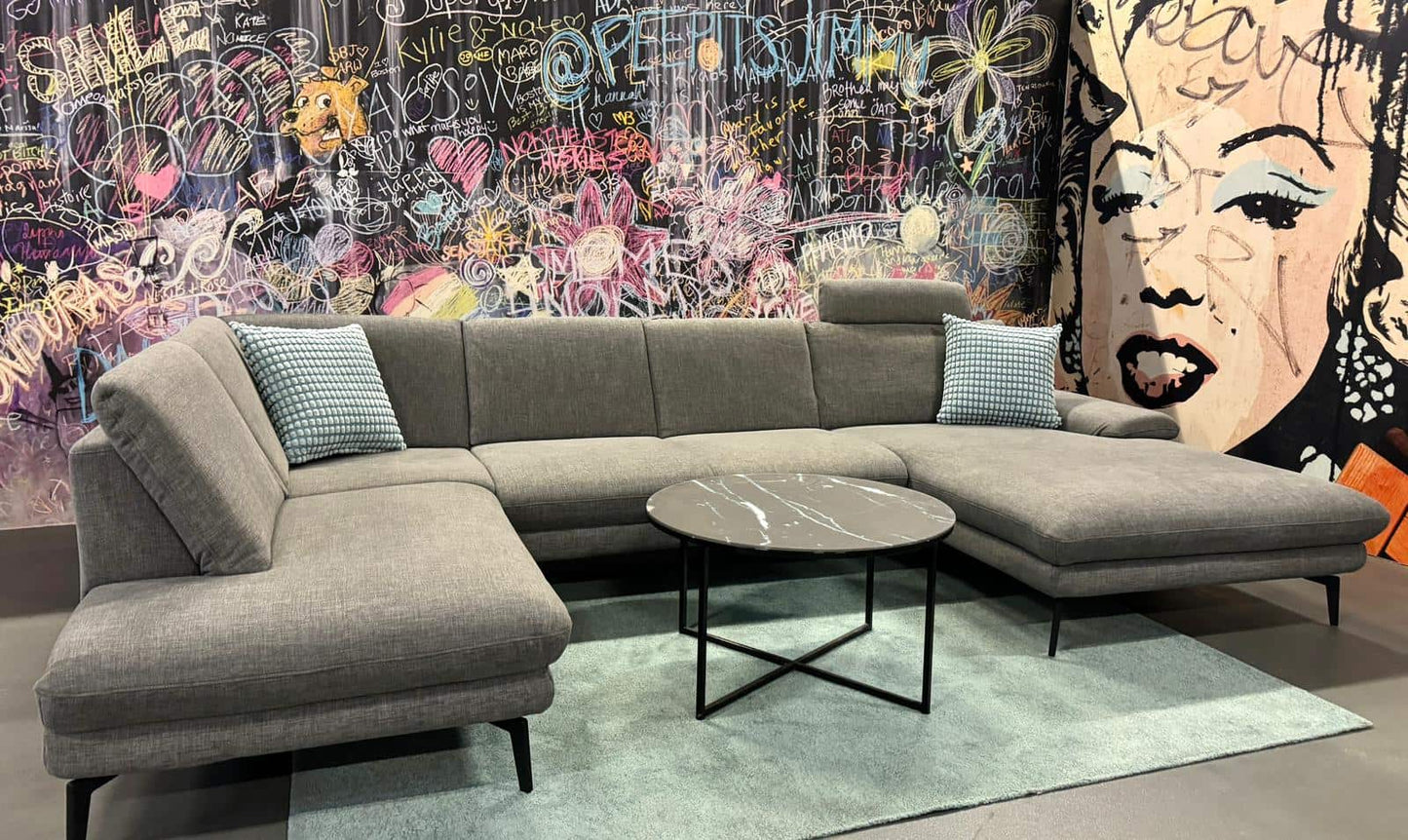 Wohnlandschaft ZE-EM in grau - Dieter Knoll Collection