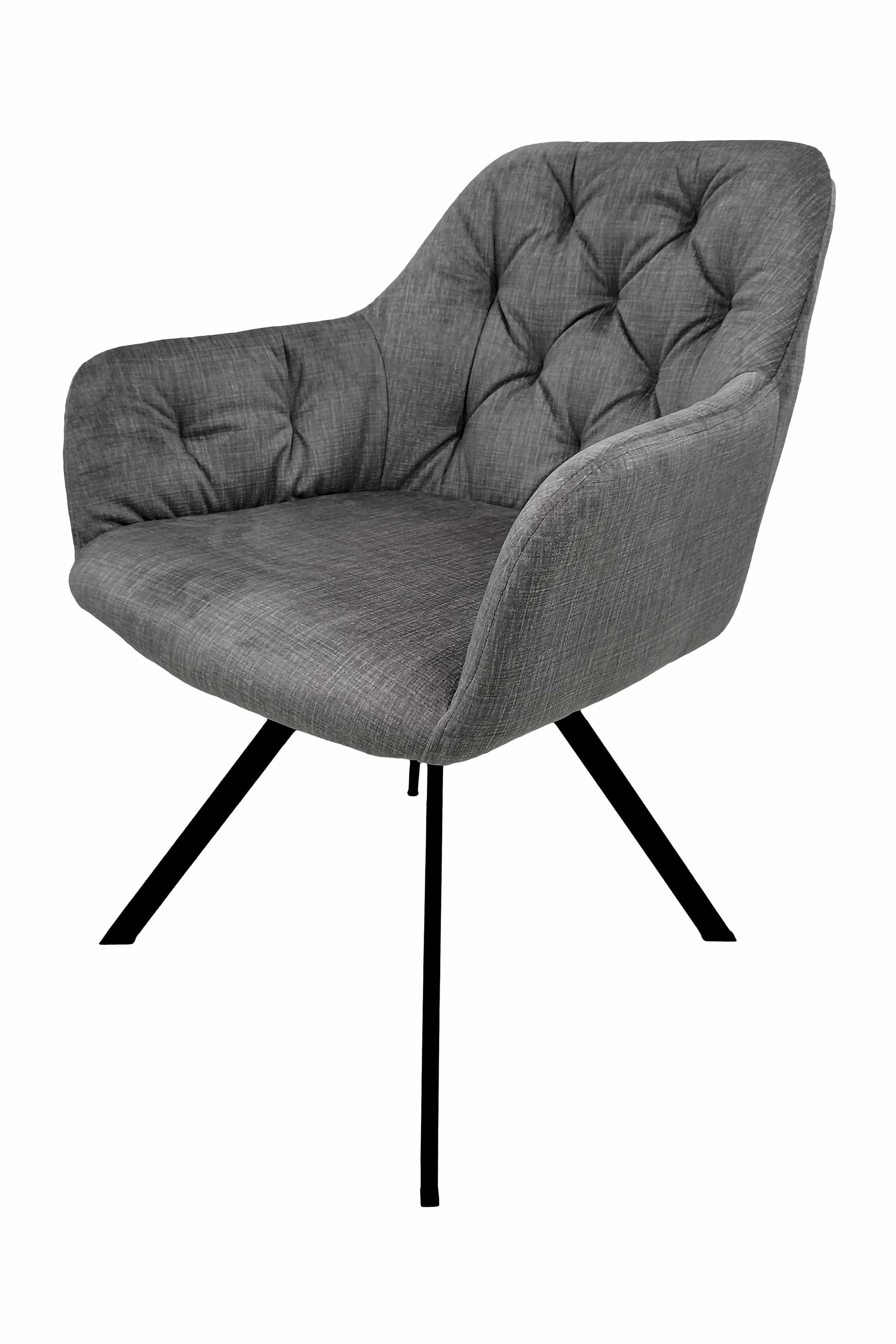 Stuhl Georgia 125 2er-Set Schwarz