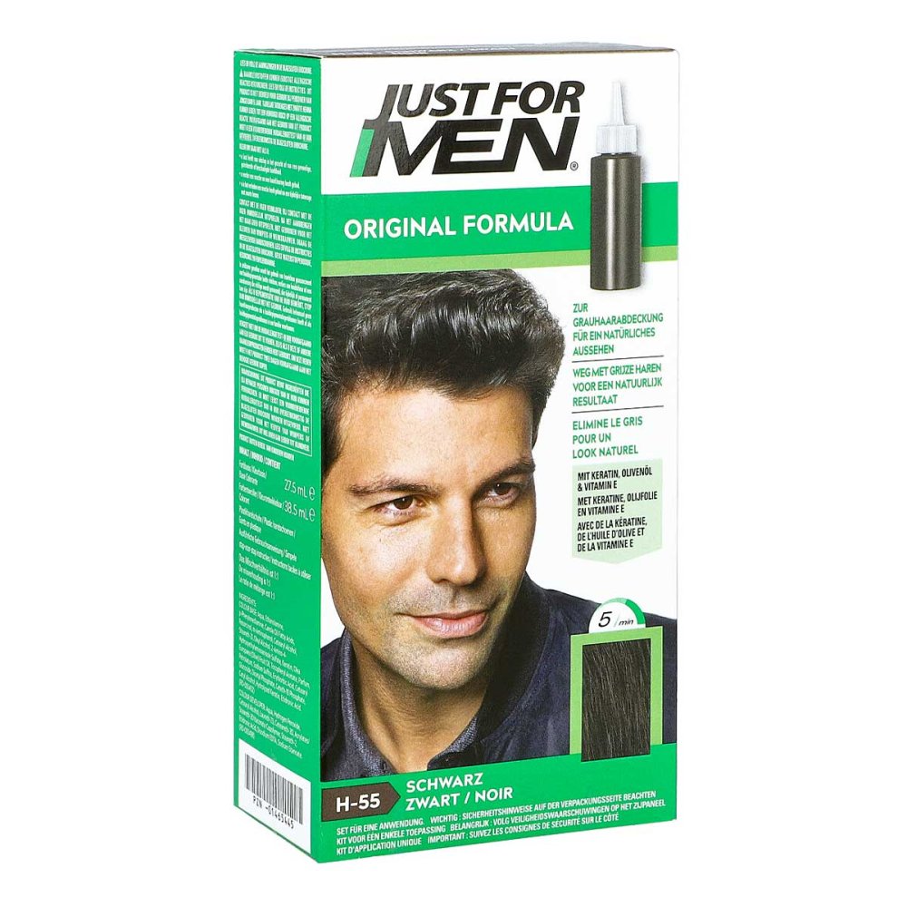 Just for men TÃ¶nungsshampoo schwarz