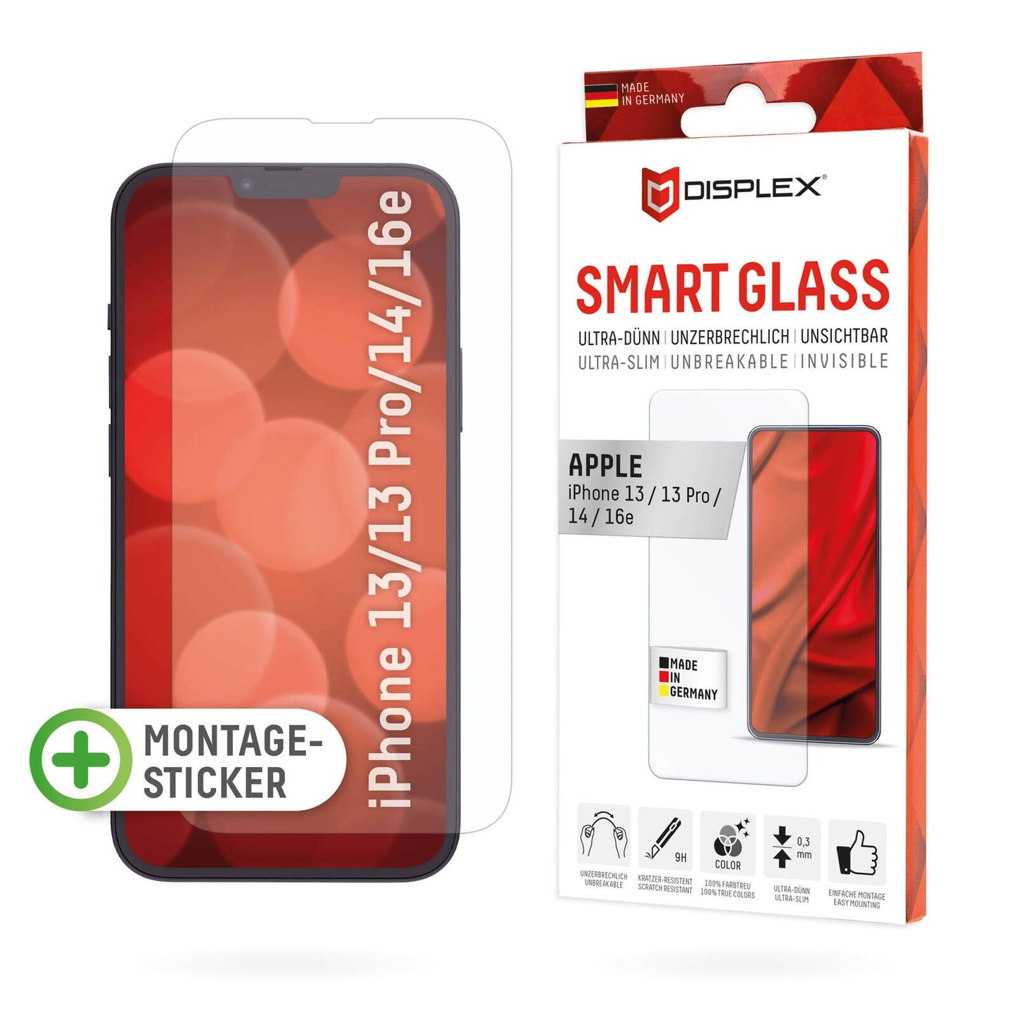 DISPLEX Smart Glass Apple iPhone 13/13 Pro/14/16e