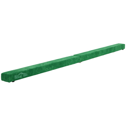 HOMCOM Schwebebalken 210 cm klappbar für Indoor & Outdoor, Balance Beam bis 120 kg, stabiler Balancierbalken in Grün   Aosom.de