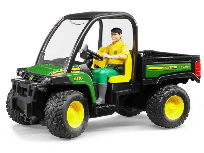 BRUDER John Deere Gator XUV 855D mit Fahrer