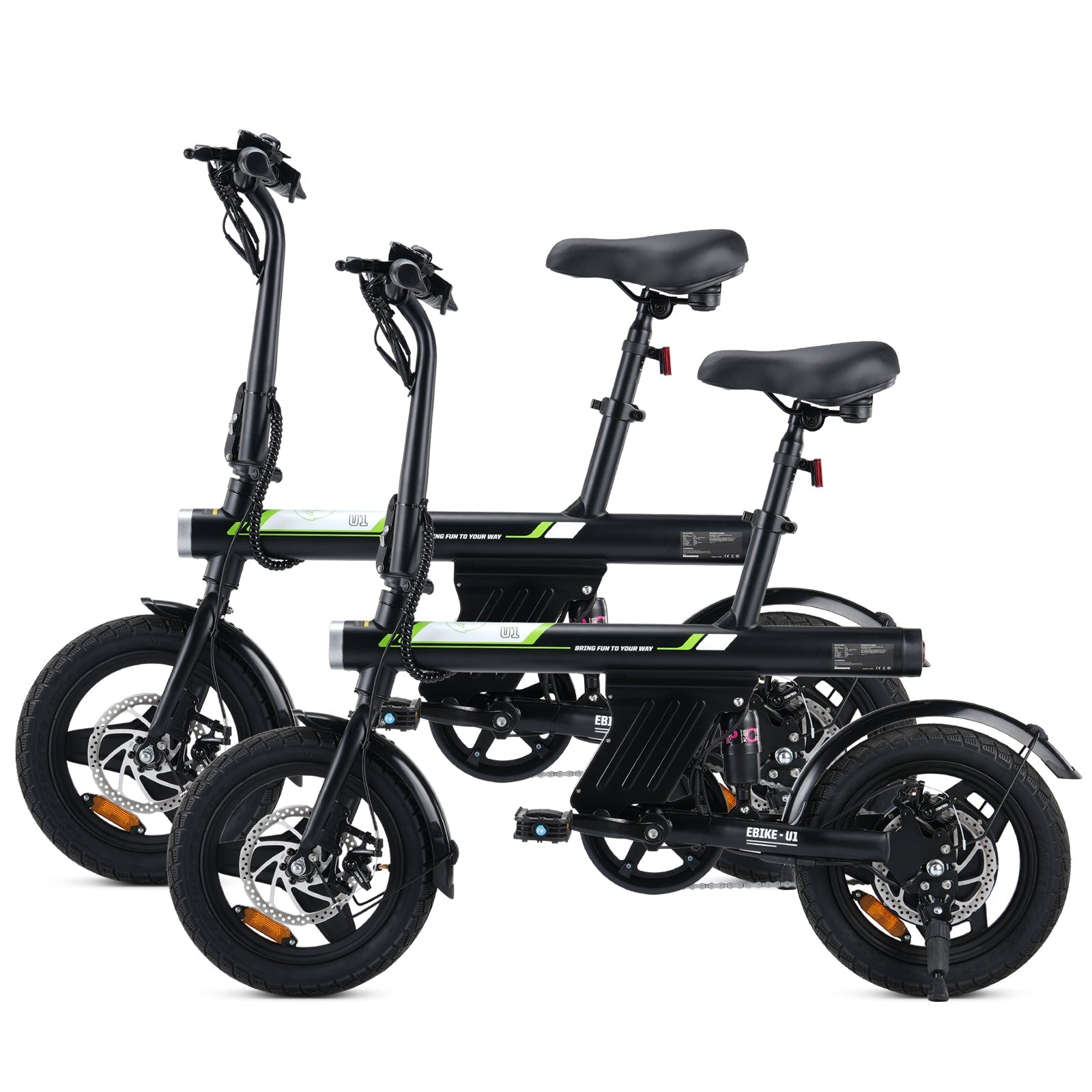 U1 E-bike Bundle-Verkauf - Schwarz*2