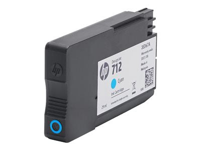 HP 712 3-Pack 29-ml Cyan DesignJet Ink