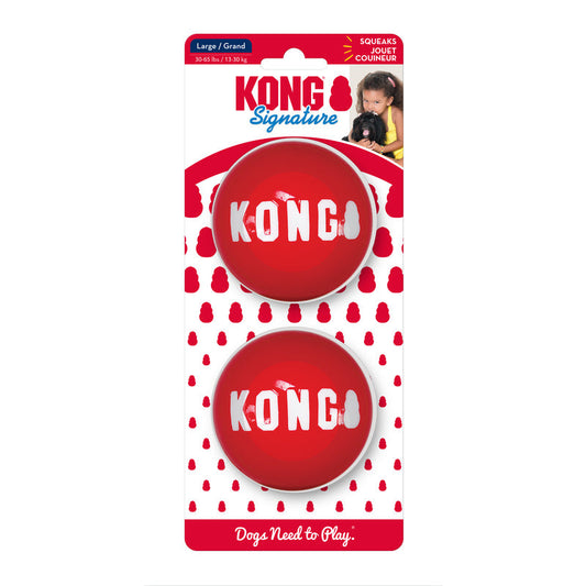 KONG Signature Balls 2er Pack