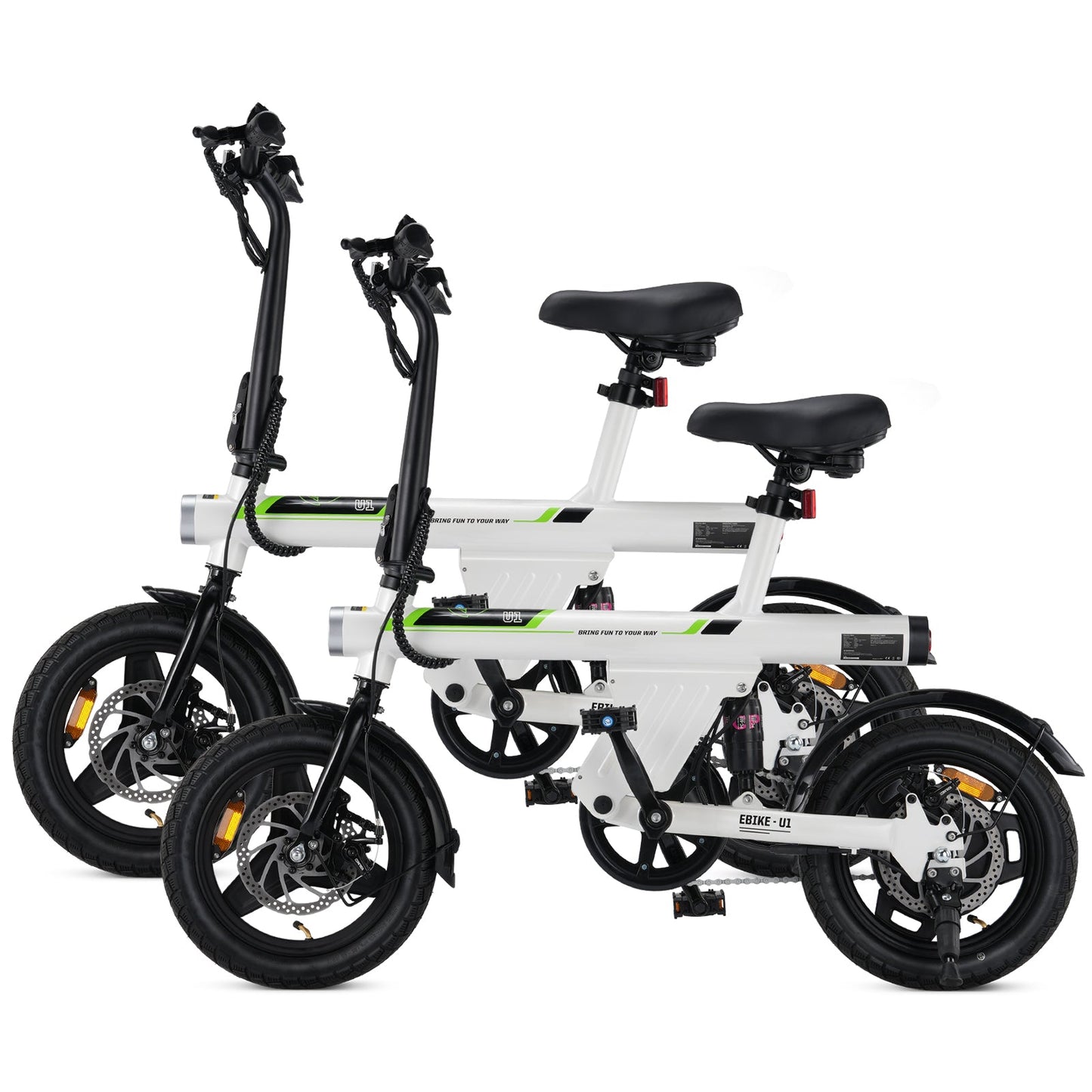 U1 E-bike Bundle-Verkauf - Weiß*2