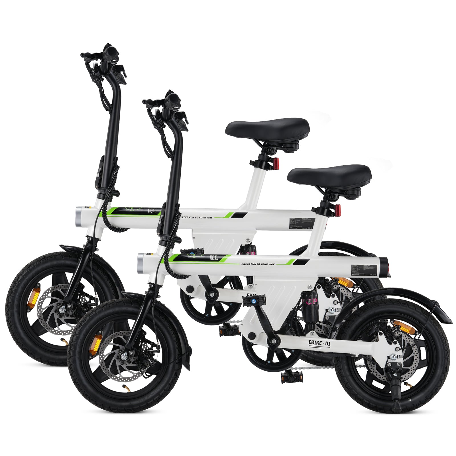 U1 E-bike Bundle-Verkauf - Weiß*2
