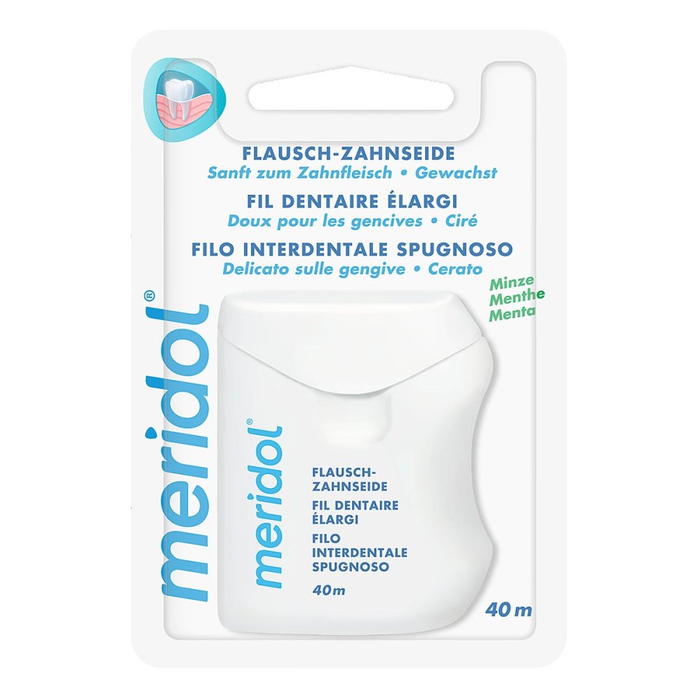 Meridol Flausch Zahnzeide gewachst