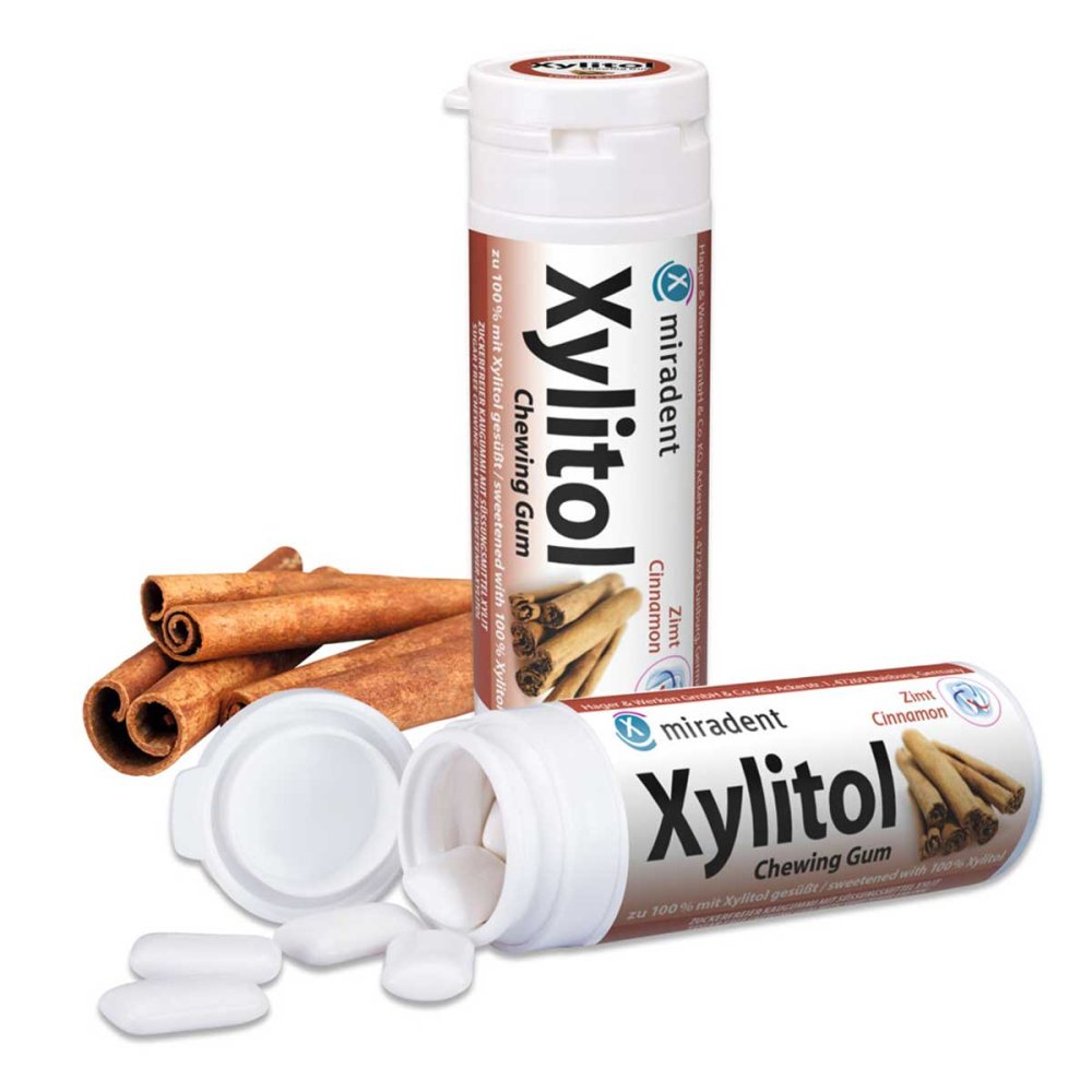 Miradent Zahnpflegekaugummi Xylitol Zimt