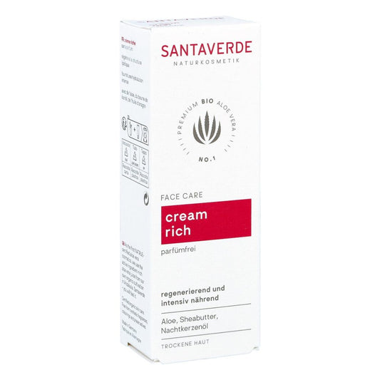 Santaverde Aloe Vera Creme rich ohne Duft