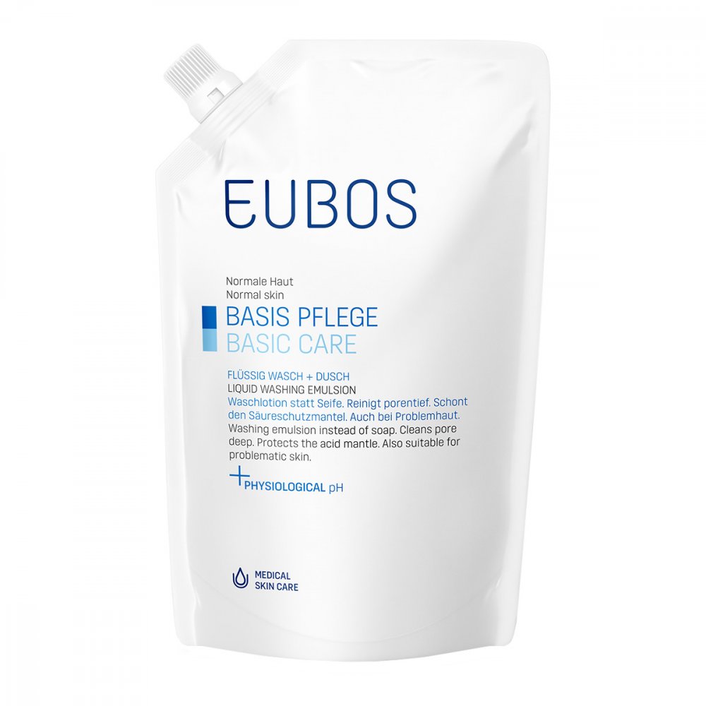 Eubos FlÃ¼ssig blau NachfÃ¼llpackung unparfÃ¼m.