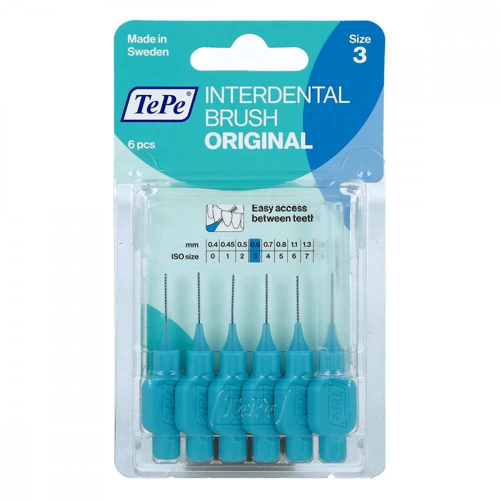 Tepe InterdentalbÃ¼rste 0,6mm blau