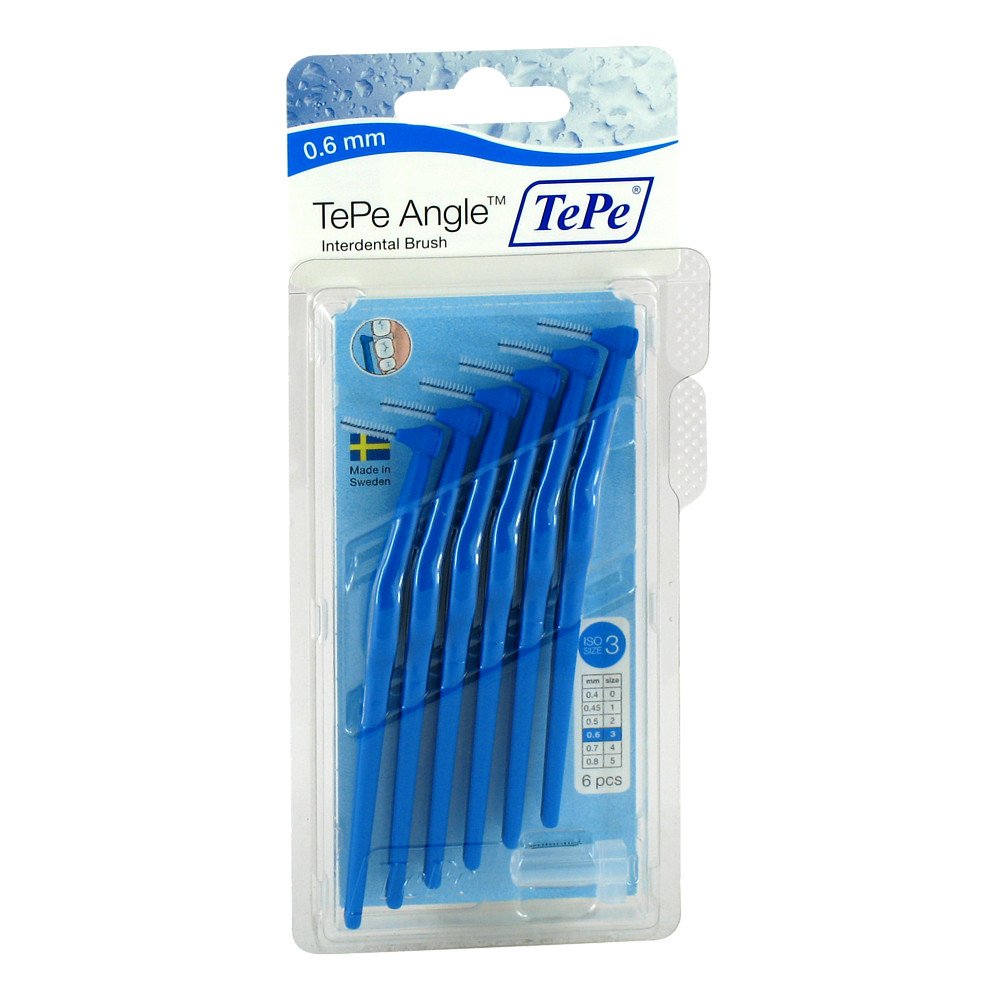 Tepe Angle InterdentalbÃ¼rste 0,6mm blau