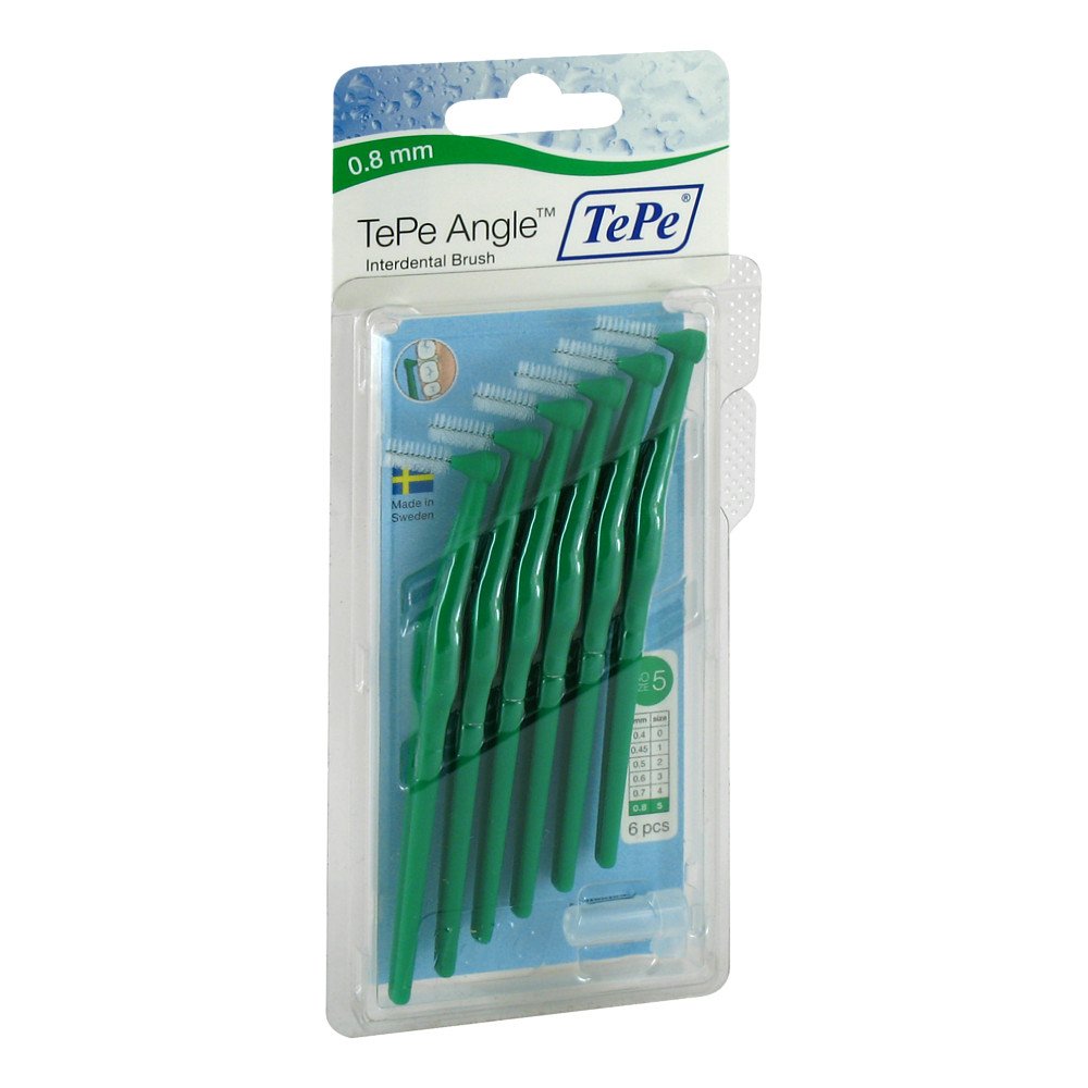 Tepe Angle InterdentalbÃ¼rste 0,8 mm grÃ¼n