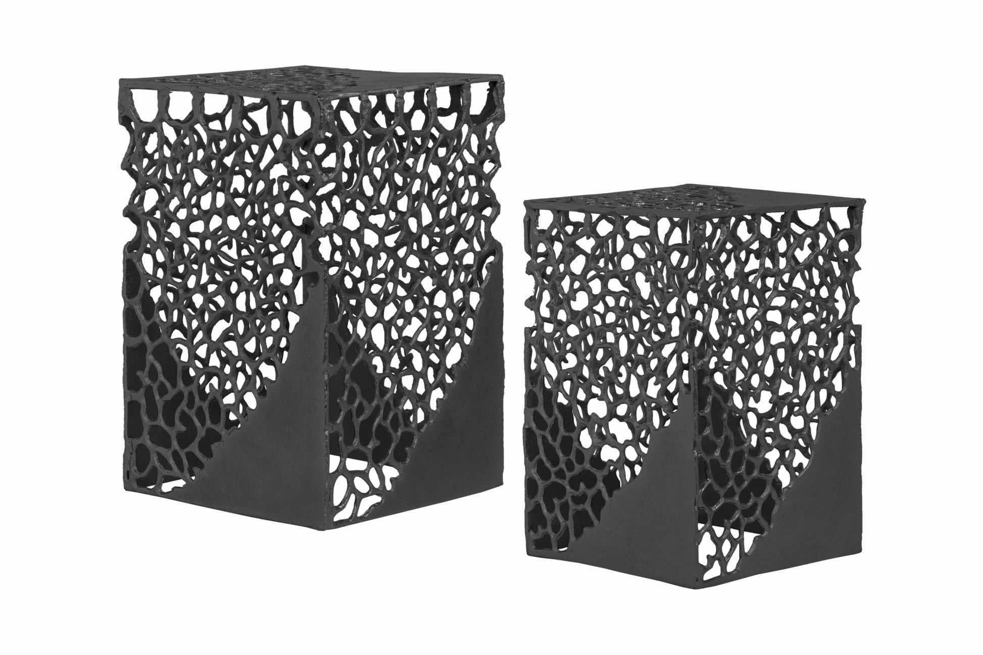 Beistelltisch Delta 125 2er-Set Schwarz