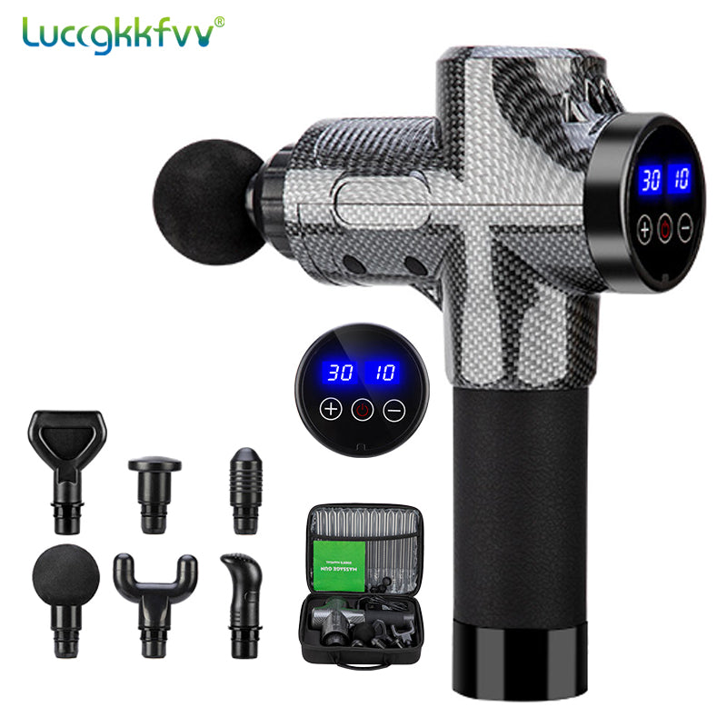 High frequency Massage gun muscle relax body relaxation Electric massager with portable bag for fiess