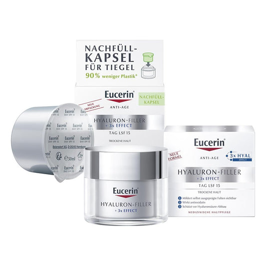 Eucerin Anti Age Hyaluron-Filler Tagespflege + NachfÃ¼llkapsel