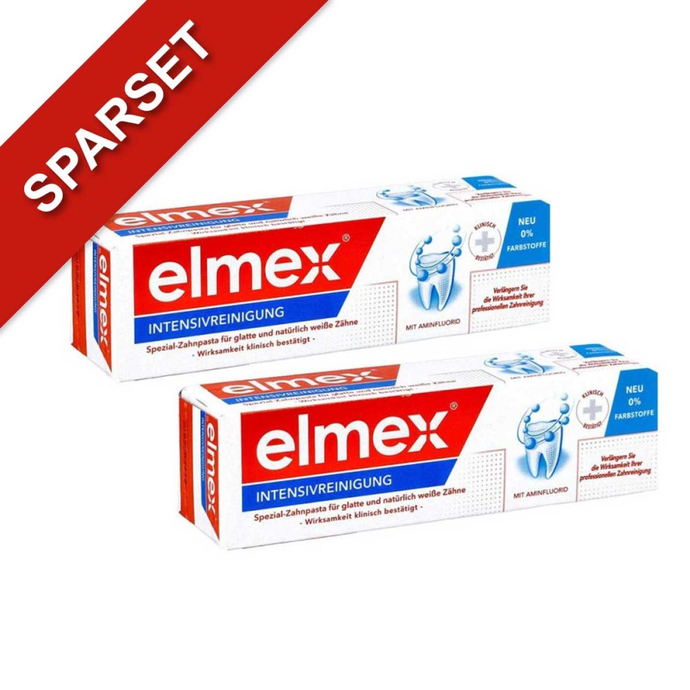 elmex Intensivreinigung Zahnpasta fÃ¼r glatte und weiÃe ZÃ¤hne