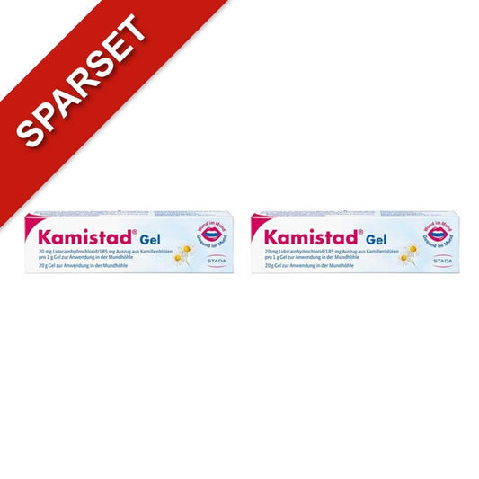 Kamistad Gel bei ZahnfleischentzÃ¼ndungen und Aphten
