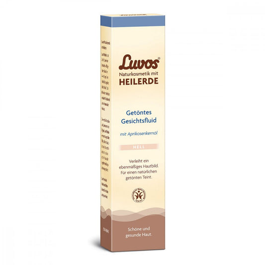 Luvos Naturkosmetik getÃ¶ntes Gesichtsfluid hell