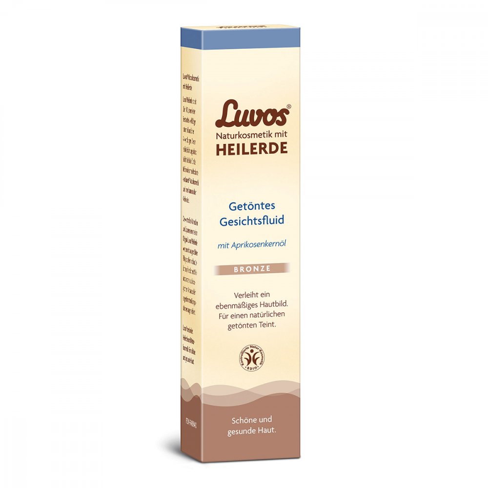 Luvos Naturkosmetik getÃ¶ntes Gesichtsfluid bronze
