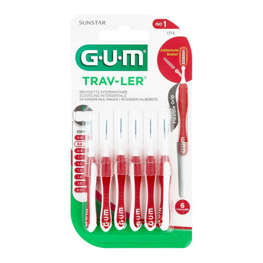 GUM TRAV-LER 0,8 mm rot (Kerze)