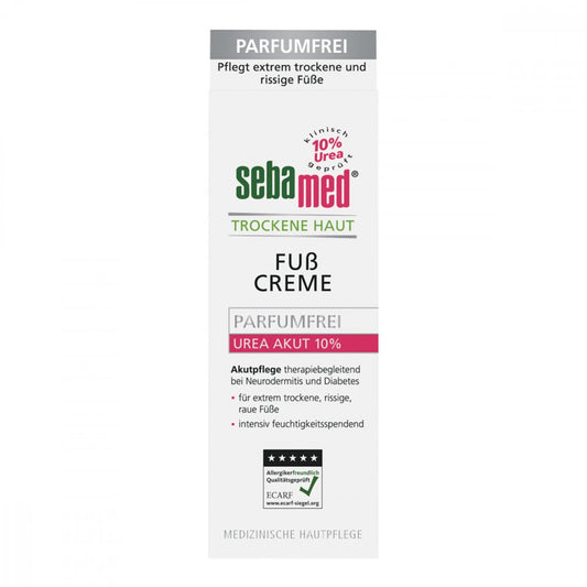 Sebamed Trockene Haut Parfumfrei Fusscreme Urea10%